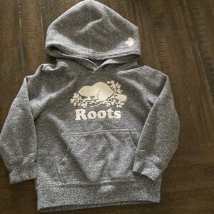 Roots  Hoodie 3T Heather grey- excellent condition
